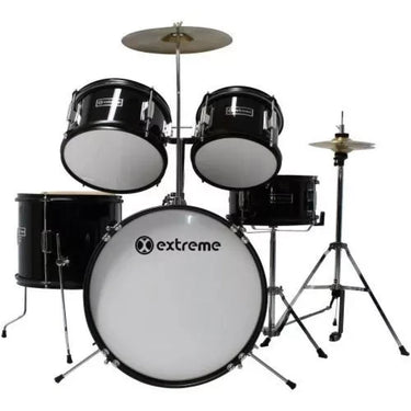 Bateria Extreme Junior Negra 5 Pzas Aro Negro, Exbt022